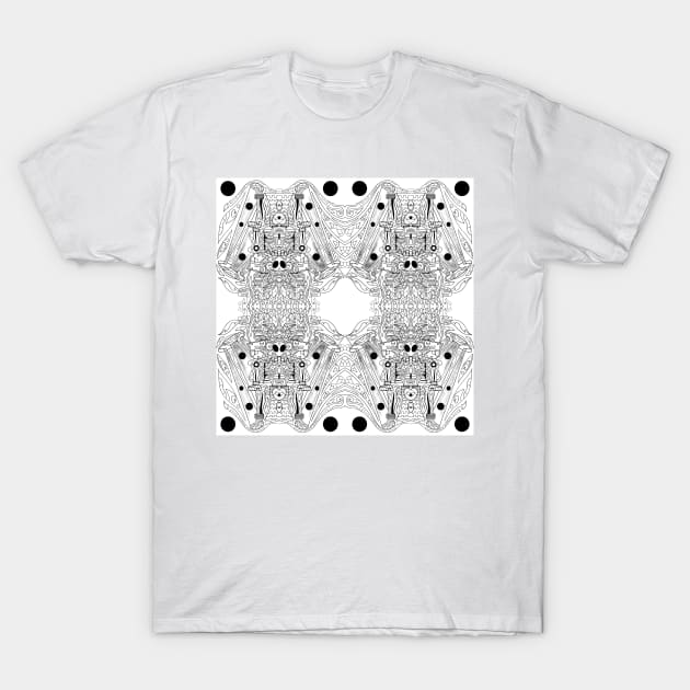 white traveler from hell ecopop T-Shirt by jorge_lebeau